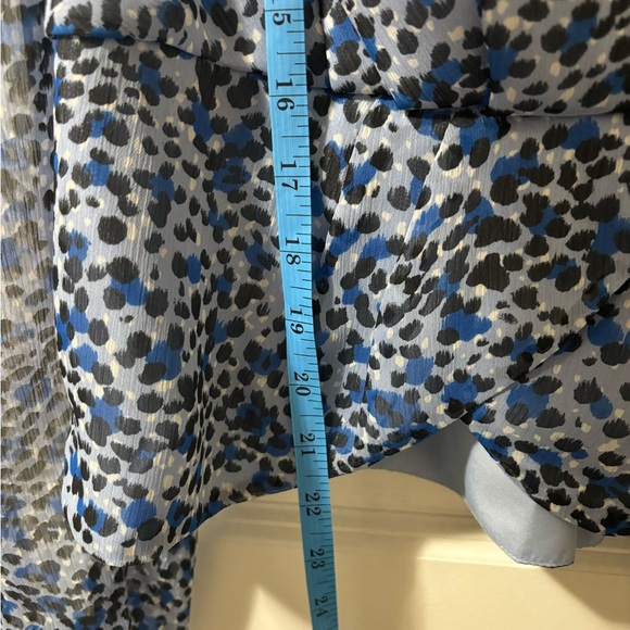 Express blue chiffon top - Picture 2 of 2